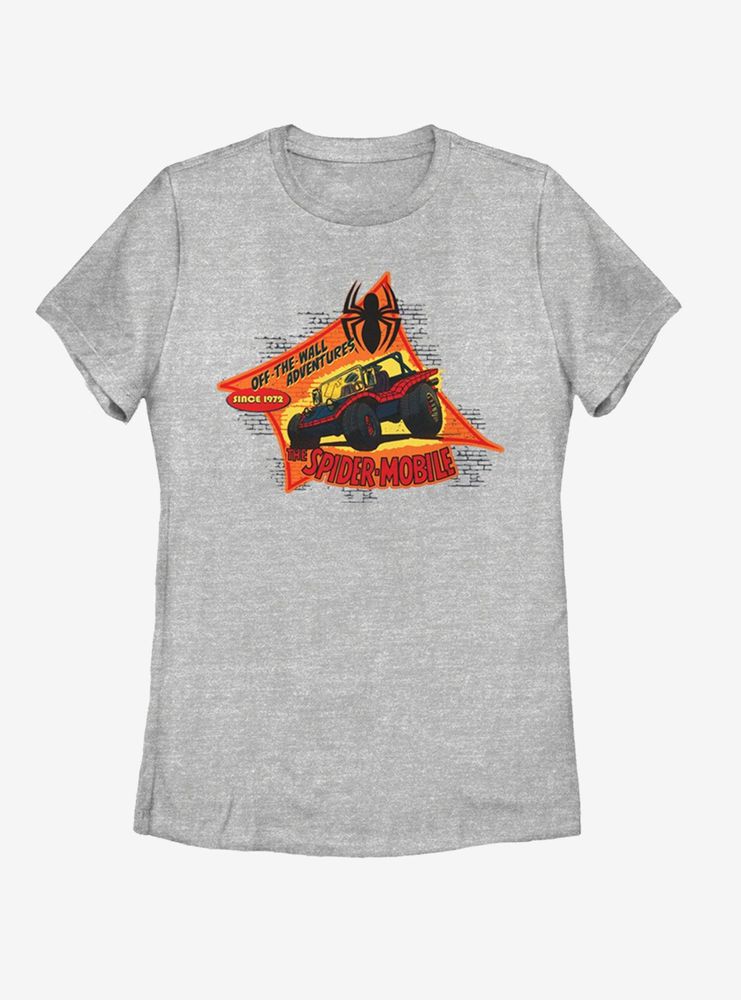 Marvel Spider-Man Spider-Mobile Adventures Womens T-Shirt