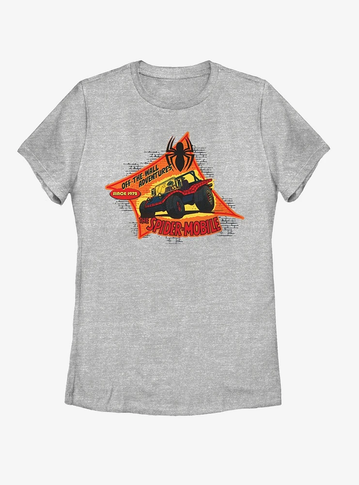 Marvel Spider-Man Spider-Mobile Adventures Womens T-Shirt