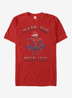 Marvel Spider-Man Made The Nice List T-Shirt