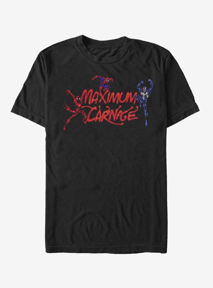 Marvel Spider-Man Maximum Carnage Title Screen T-Shirt