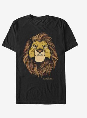 Disney The Lion King Simba Pattern T-Shirt