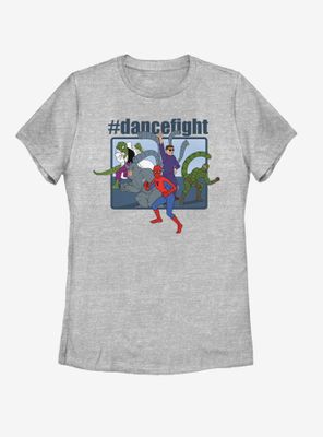 Marvel Spider-Man Dance Fight Womens T-Shirt