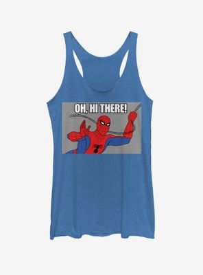 Marvel Spider-Man Oh Hi There Womens Tank Top