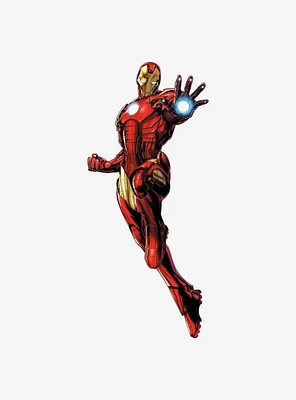Marvel Iron Man Peel And Stick Giant Glow-In-The-Dark Wall Decals