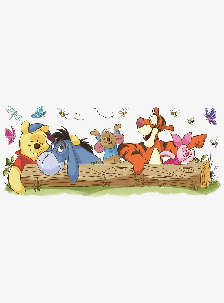 Disney Winnie The Pooh: Pooh & Friends Outdoor Fun Peel And Stick Giant Wall Decals