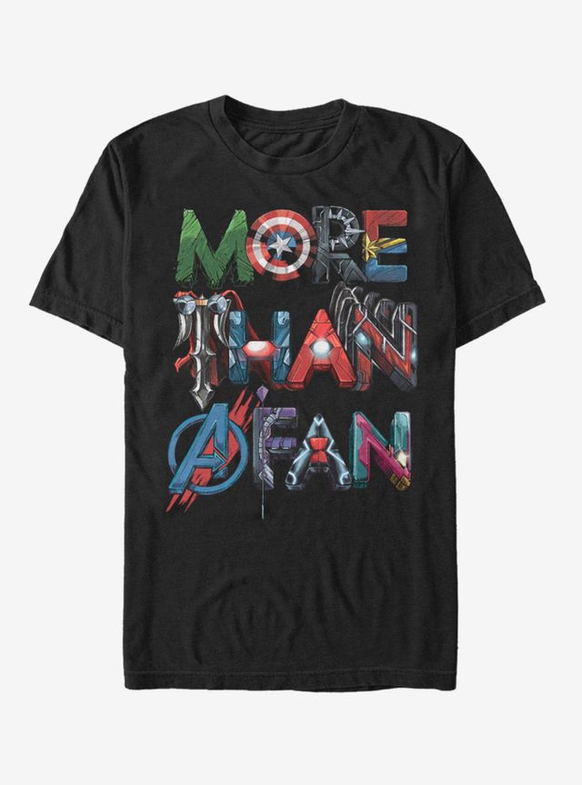 marvel more than a fan t shirt