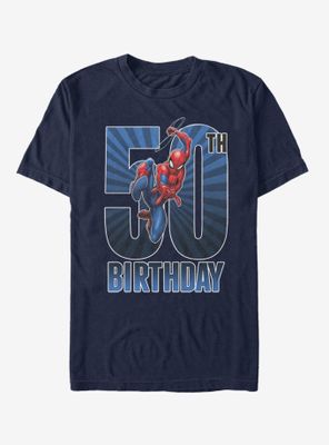 Marvel Spider-Man 50th Birthday T-Shirt