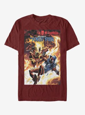 Marvel Spider-Man Scarlet Spider Fight T-Shirt