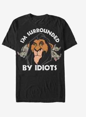 Disney The Lion King Scar Surrounded By Idiots T-Shirt