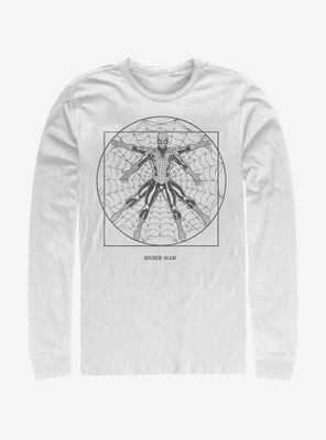 Marvel Spider-Man Vitruvian Spider Long-Sleeve T-Shirt