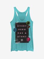 Marvel Spider-Man Hero Story Womens Tank Top