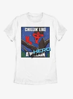Marvel Spider-Man Chillin Hero Womens T-Shirt