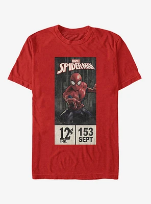 Marvel Spider-Man 12 Cent Label T-Shirt