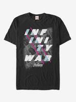 Marvel Avengers: Infinity War Slanted Text T-Shirt