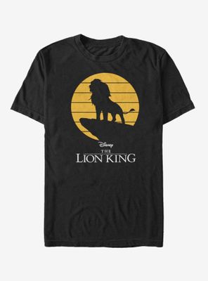 Disney The Lion King Simba Rock Silhouette T-Shirt