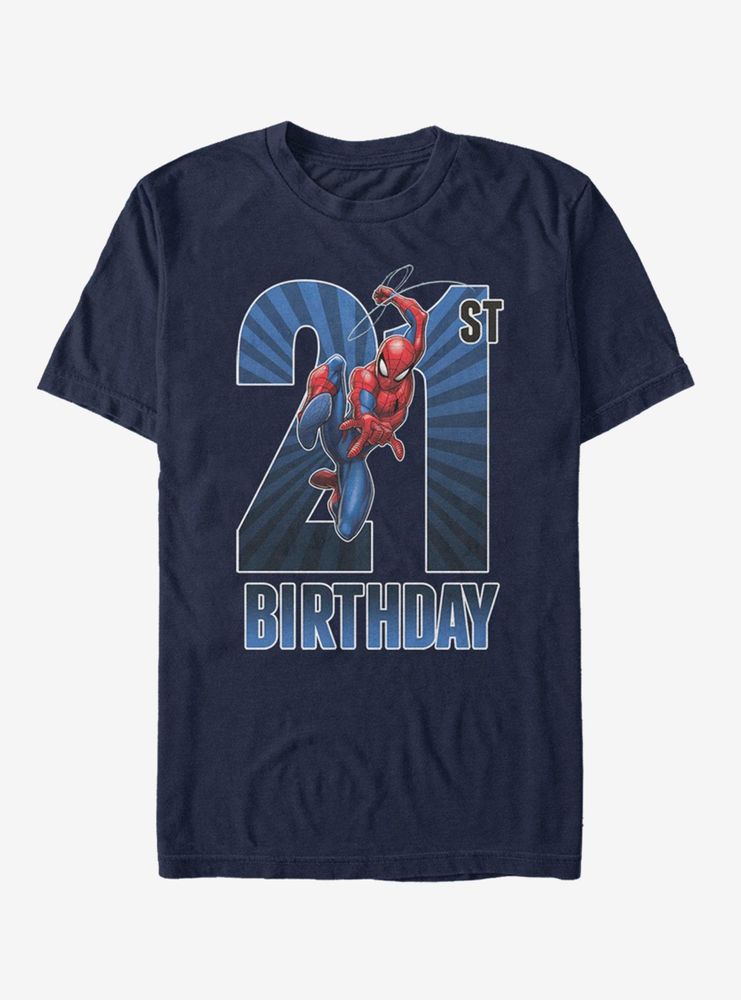 Marvel Spider-Man 21st Birthday T-Shirt