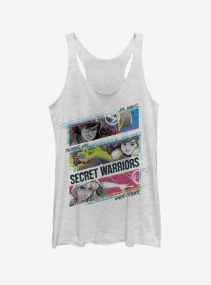 Marvel Secret Warriors Three Panel Womens Tank Top