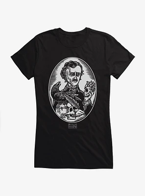 HT Creators: Brian Reedy Poe Portrait  Girls T-Shirt