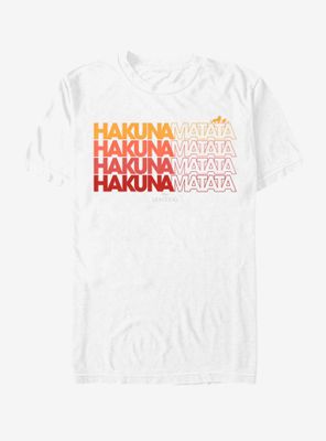 Disney The Lion King  Hakuna Matata Script T-Shirt