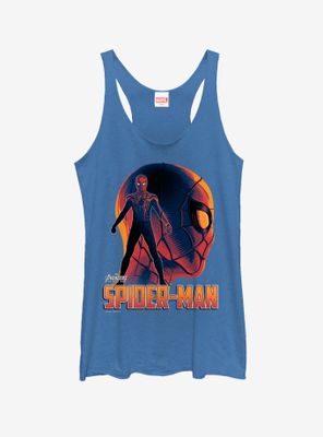 Marvel Spider-Man Iron Spider Silhouette Womens Tank Top
