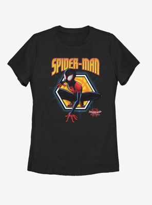 Marvel Spider-Man Golden Miles Womens T-Shirt