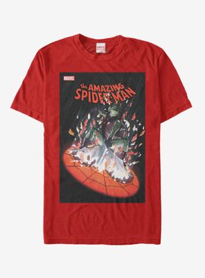 Marvel Spider-Man Goblin Shatter  T-Shirt