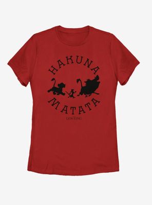 Disney The Lion King Hakuna Round Womens T-Shirt