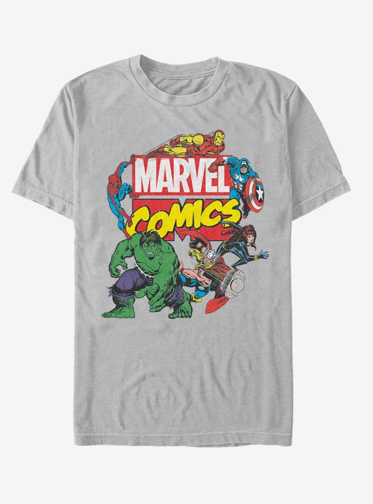 Marvel Avengers Classic Comics Logo T-Shirt