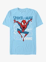 Marvel Spider-Man Spidey Doodle Thoughts T-Shirt