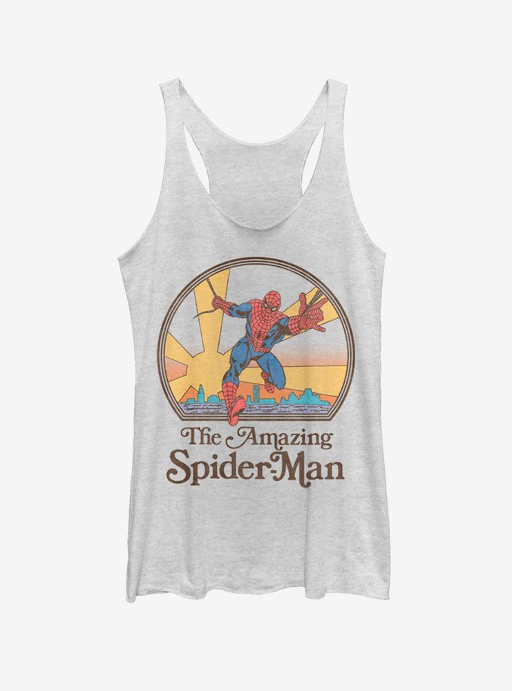 Marvel Spider-Man 70s Womens Tank Top