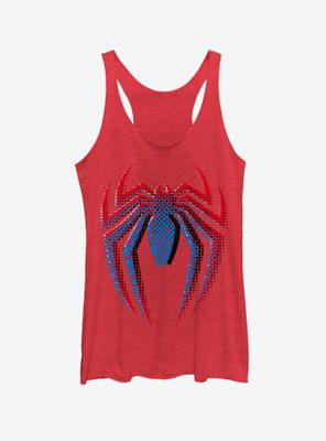 Marvel Spider-Man Layered Logo Womens Tank Top