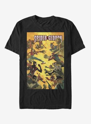 Marvel Spider-Man Spider-Geddon Fight T-Shirt