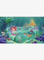 Disney Princess The Little Mermaid Chair Rail Prepasted Mural