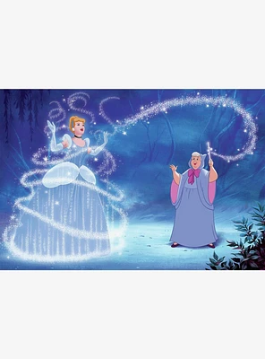Disney Princess Cinderella Magic Chair Rail Prepasted Mural
