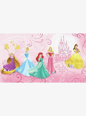 Disney Princess Enchanted Chair Rail Prepasted Mural