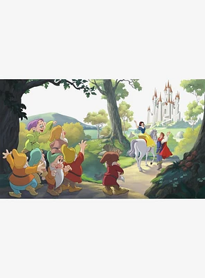Disney Princess Snow White 'Happily Ever After'  Chair Rail Prepasted Mural