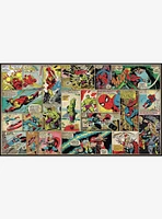 Marvel Comic Panel Chair Rail Prepasted Mural