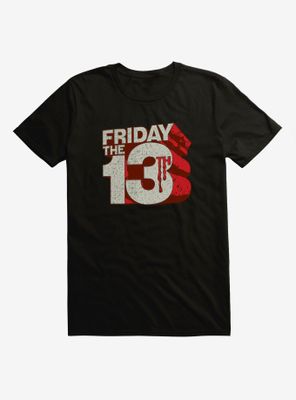 Friday The 13th Block Letters T-Shirt