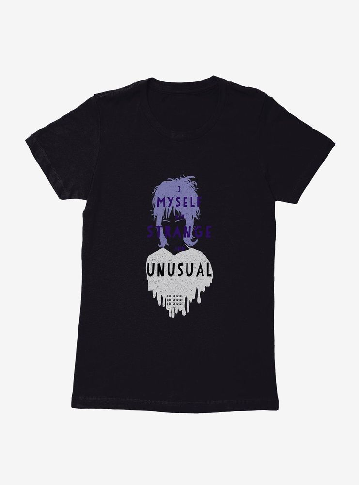 Beetlejuice Lydia Strange Womens T-Shirt