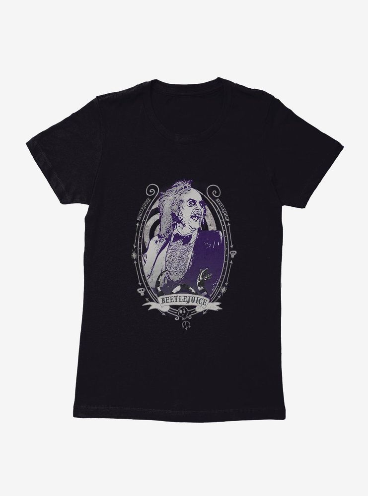 Beetlejuice Portrait Womens T-Shirt