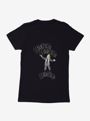 Beetlejuice Three Times Womens T-Shirt