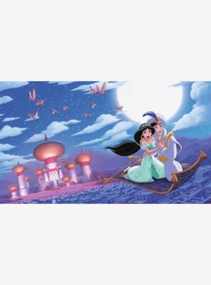 Disney Princess Aladdin 'A Whole New World'  Chair Rail Prepasted Mural