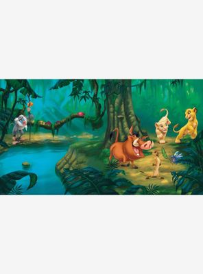 Disney The Lion King Chair Rail Prepasted Mural