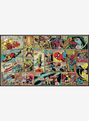 Marvel Classics Comic Panel Mural