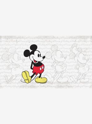 Disney Mickey Mouse: Classic Mickey Chair Rail Prepasted Mural