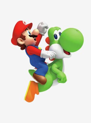 Nintendo Mario and Yoshi Peel and Stick Giant Wall Decal