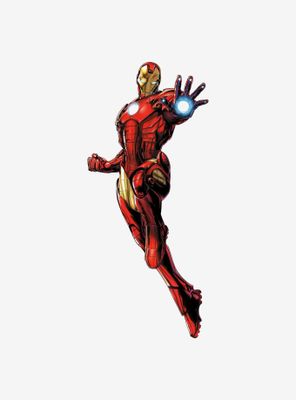Marvel Iron Man Peel And Stick Giant Glow-In-The-Dark Wall Decals