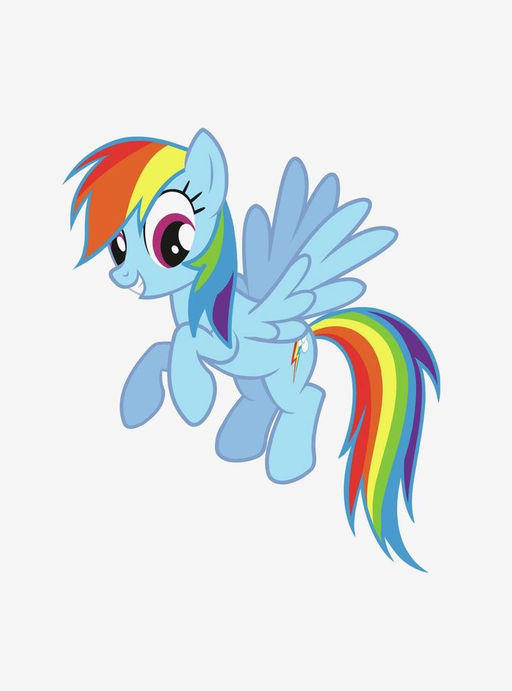 My Little Pony Rainbow Dash Peel And Stick Giant Wall Decals