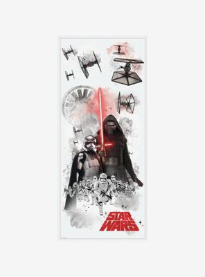 Star Wars The Force Awakens Episode VII Villains Burst Peel & Stick Giant Wall Decal