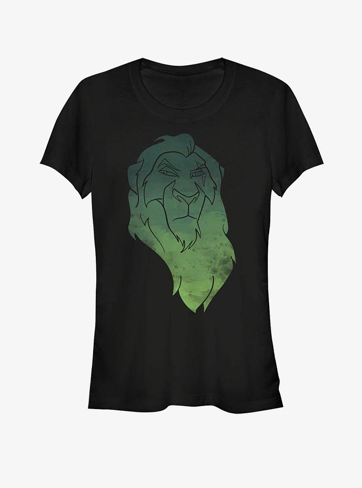 Disney The Lion King Watercolor Scar Girls T-Shirt